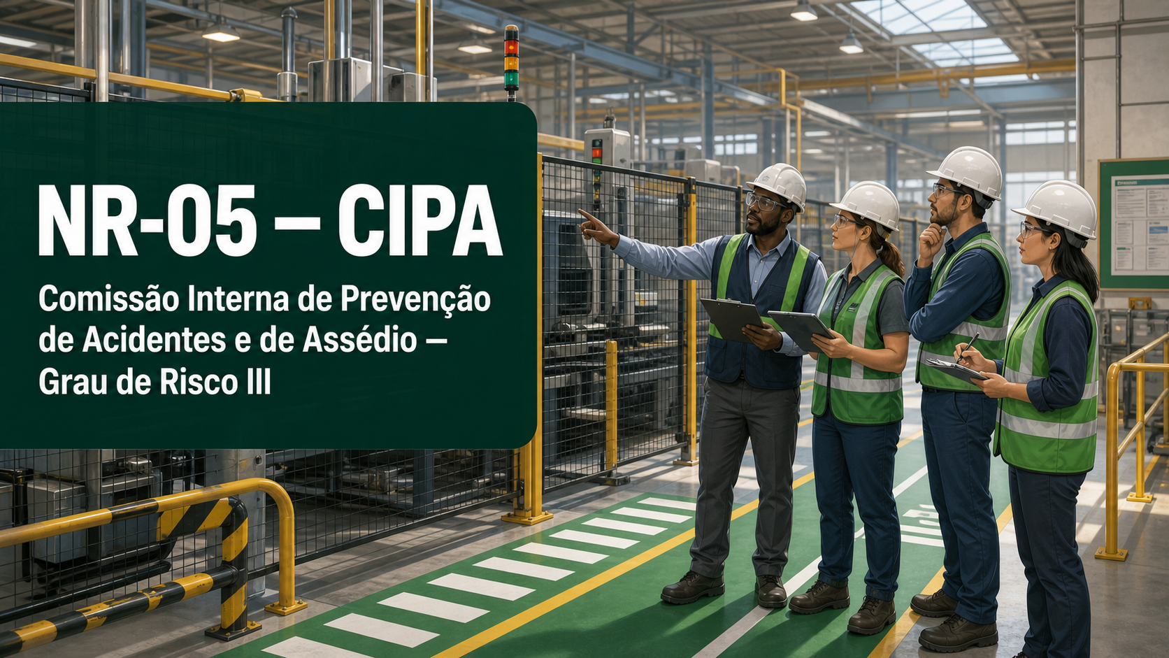 NR 05 – Comissão Interna de Prevenção de Acidentes e de Assédio – CIPA - Grau de Risco III