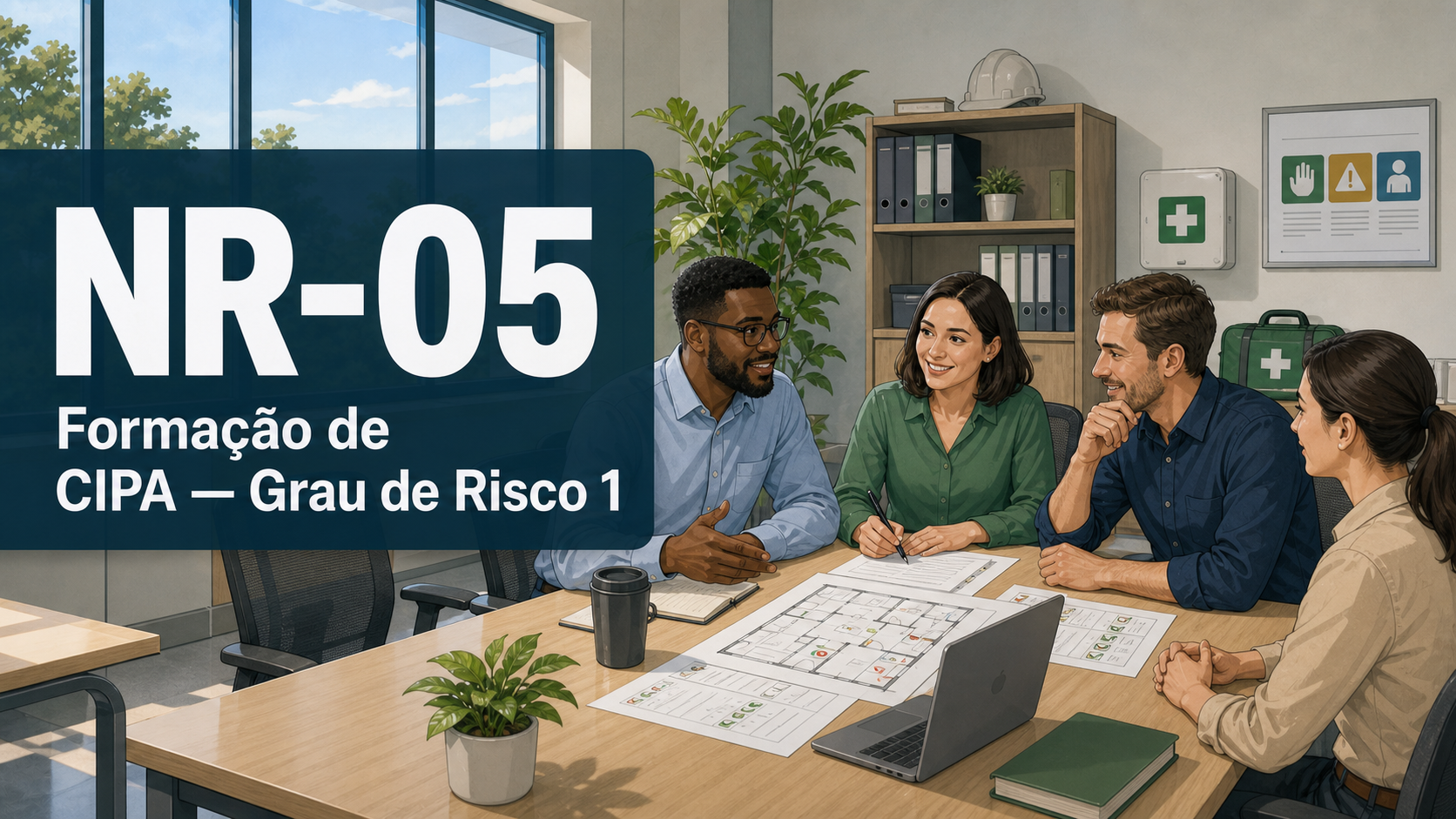 NR-05: Formação de CIPA — Grau de Risco 1